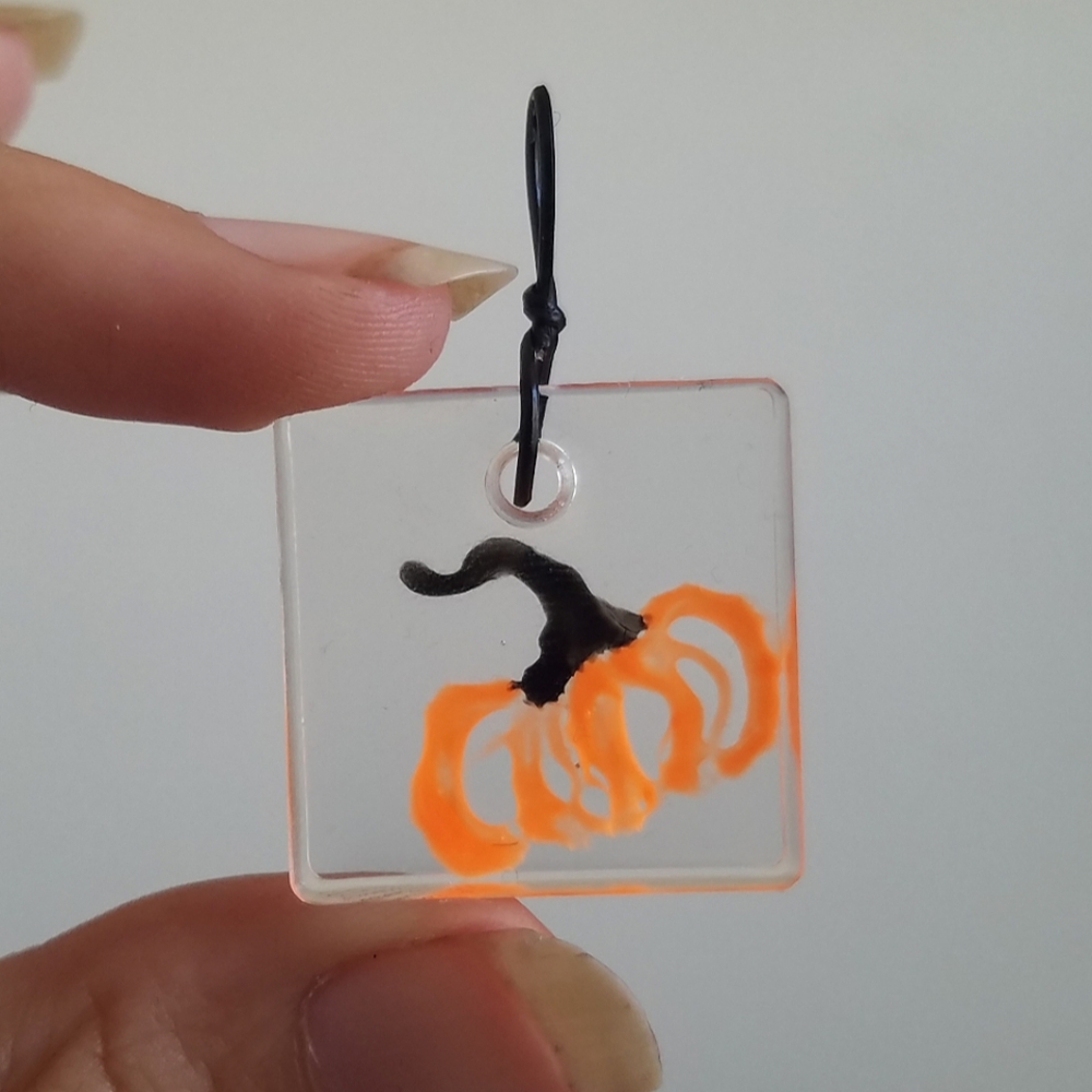 Neon Pumpkin Necklace